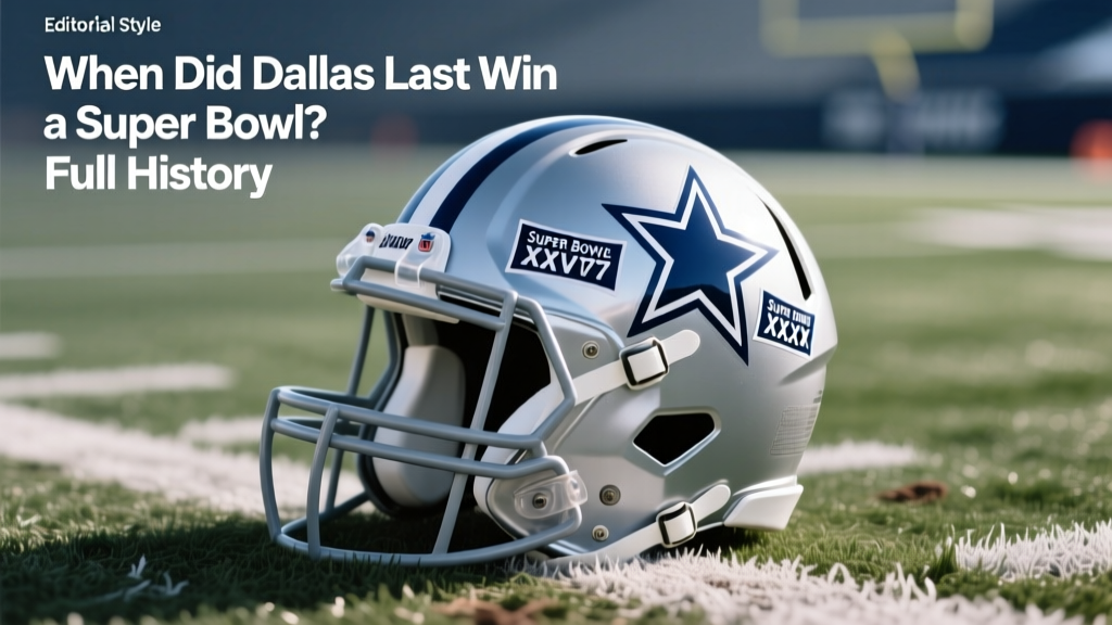 When Did Dallas Last Win a Super Bowl? Full History