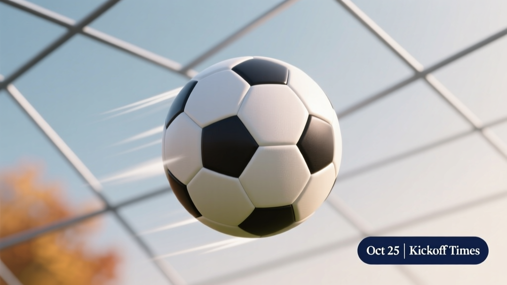 When Does Football Start Today? Kickoff Times for Oct 25