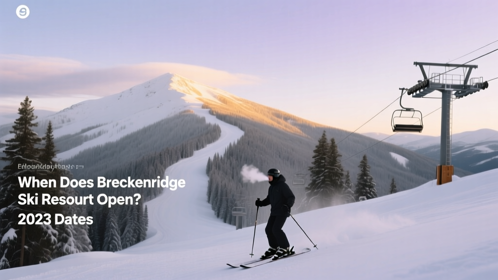 When Does Breckenridge Ski Resort Open? 2025 Dates