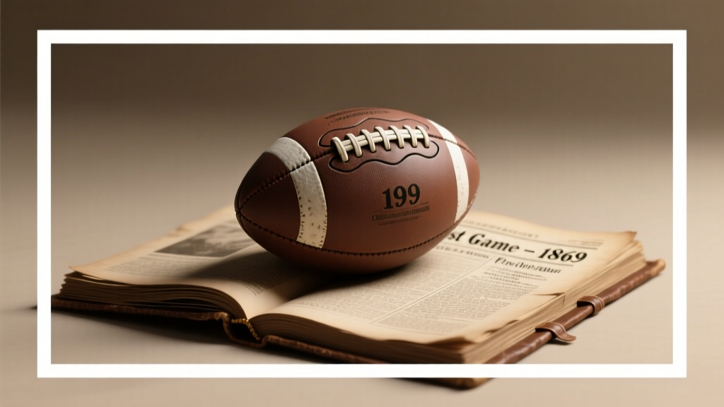 When Was the First College Football Game Played?