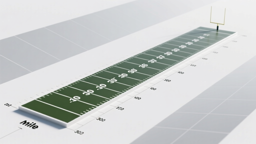 How Many Football Fields Are in a Mile? Exact Calculation