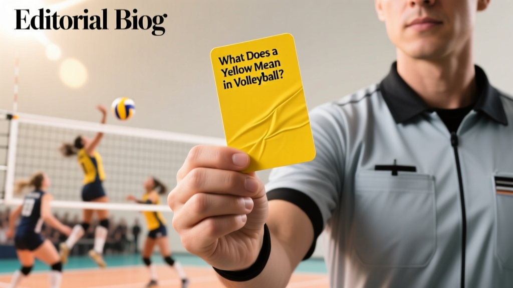 What Does a Yellow Card Mean in Volleyball?