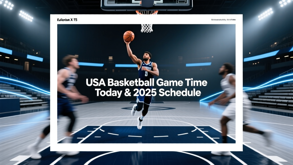 USA Basketball Game Time Today & 2025 Schedule