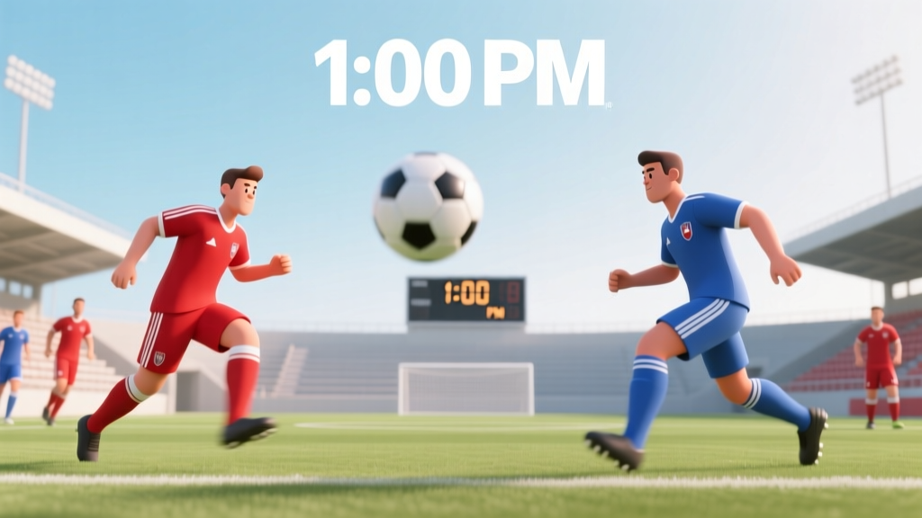 Who Plays Football Today at 1:00? Match Schedule & Teams