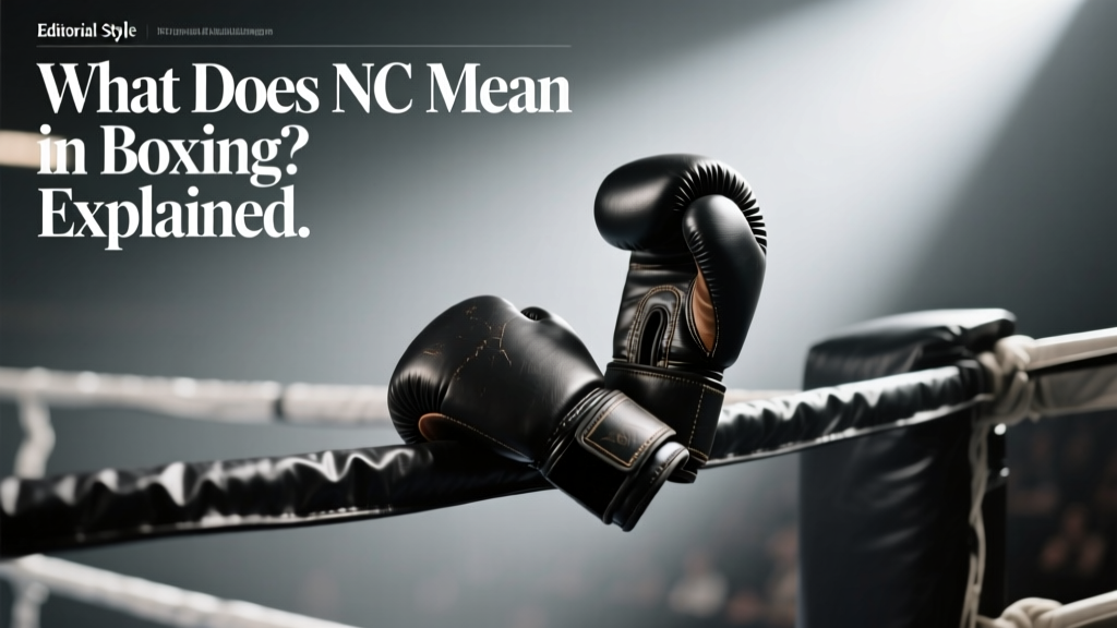 What Does NC Mean in Boxing? Explained
