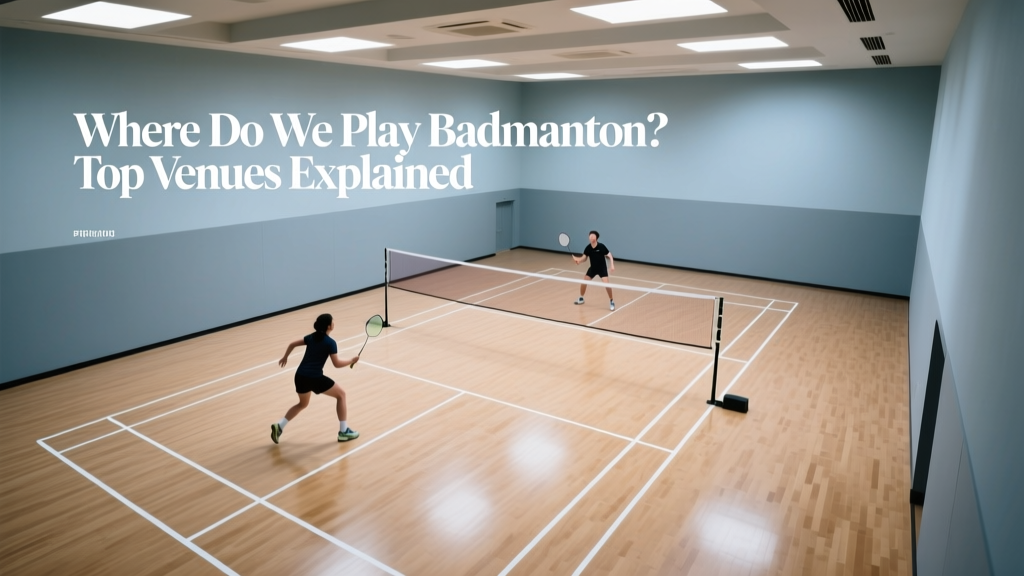 Where Do We Play Badminton? Top Venues Explained