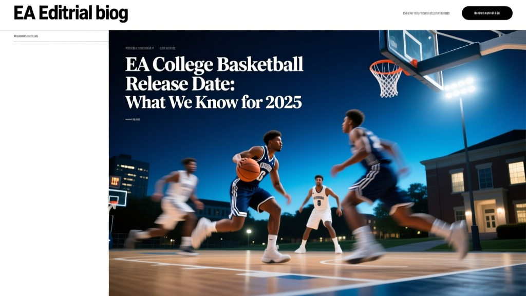 EA College Basketball Release Date: What We Know for 2025