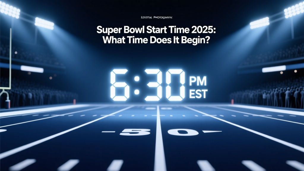 Super Bowl Start Time 2025: What Time Does It Begin?