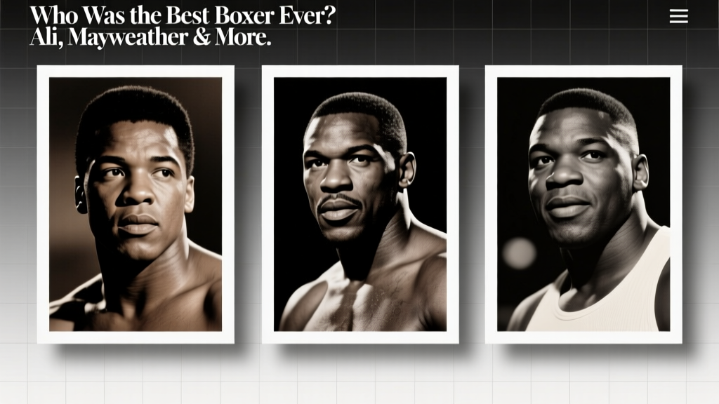 Who Was the Best Boxer Ever? Ali, Mayweather & More