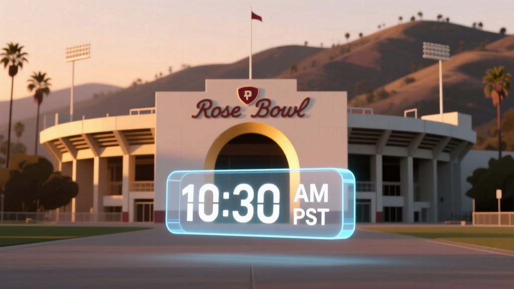 Rose Bowl 2026 Time: What Time Is It Tomorrow?