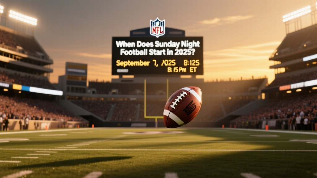 When Does Sunday Night Football Start in 2025?