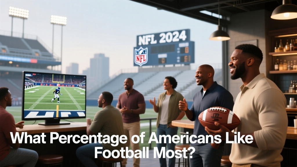 What Percentage of Americans Like Football Most?