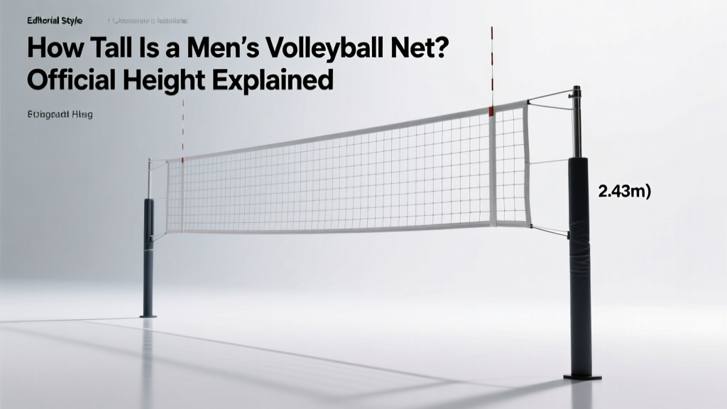 How Tall Is a Men's Volleyball Net? Official Height Explained