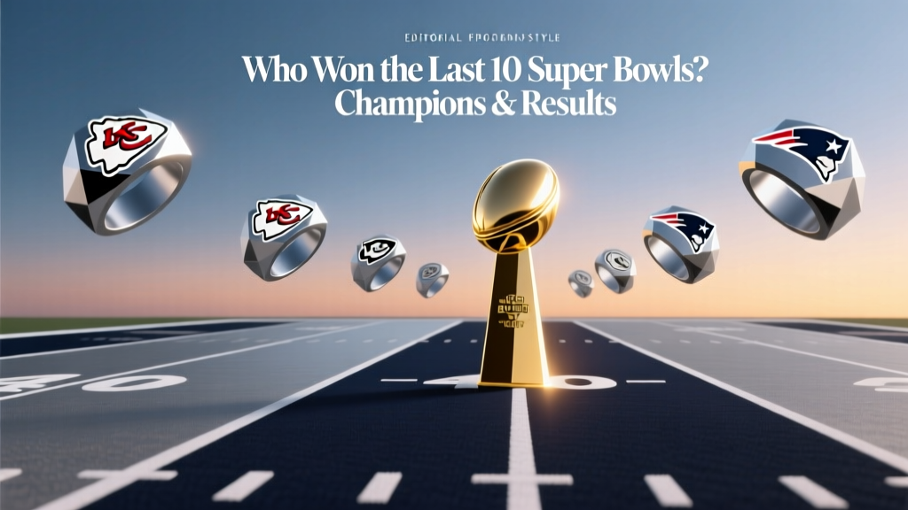 Who Won the Last 10 Super Bowls? Champions & Results