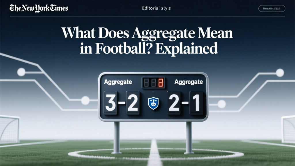 What Does Aggregate Mean in Football? Explained