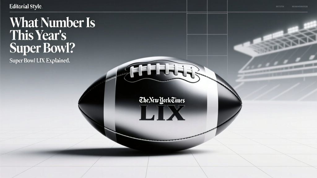 What Number Is This Year's Super Bowl? Super Bowl LIX Explained