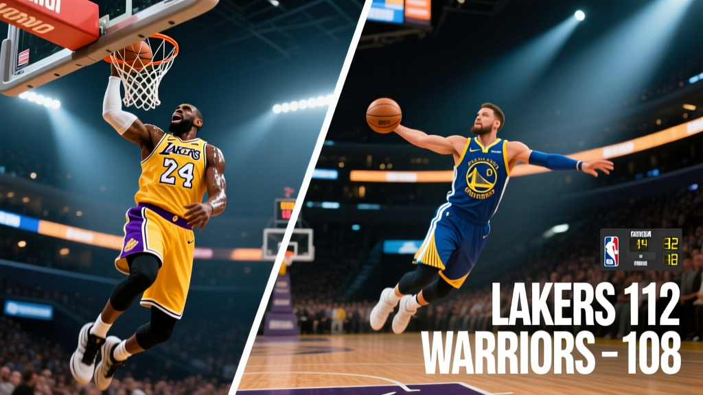 Lakers Beat Warriors 112-108: Who Won Today's NBA Game