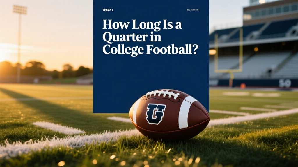How Long Is a Quarter in College Football?