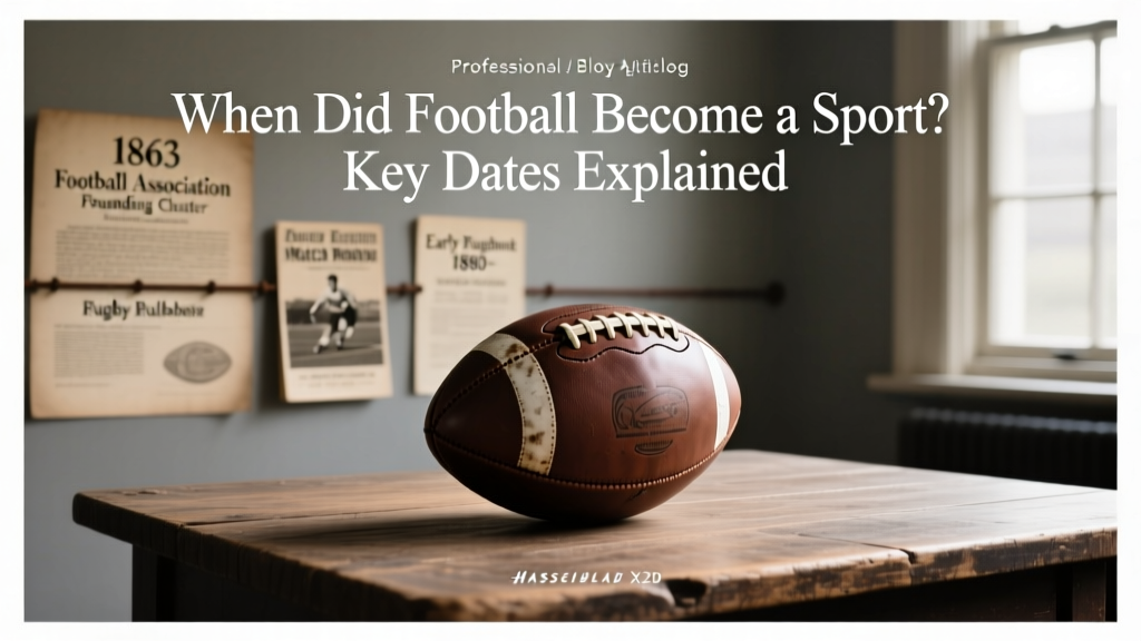 When Did Football Become a Sport? Key Dates Explained