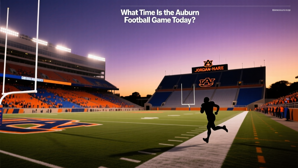 What Time Is the Auburn Football Game Today?