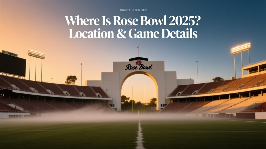 Where Is Rose Bowl 2025? Location & Game Details