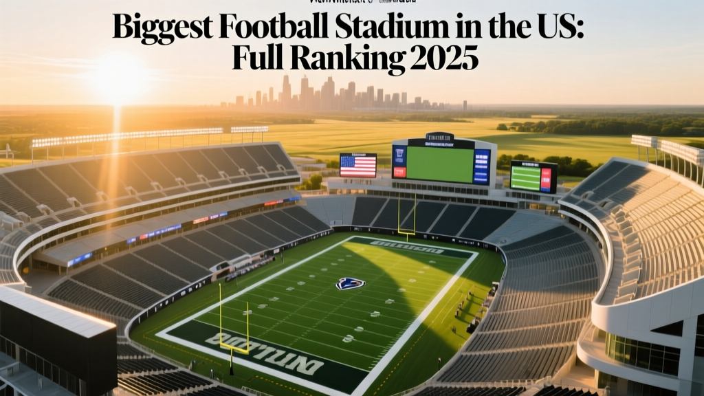 Biggest Football Stadium in the US: Full Ranking 2025