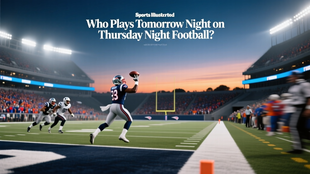 Who Plays Tomorrow Night on Thursday Night Football?