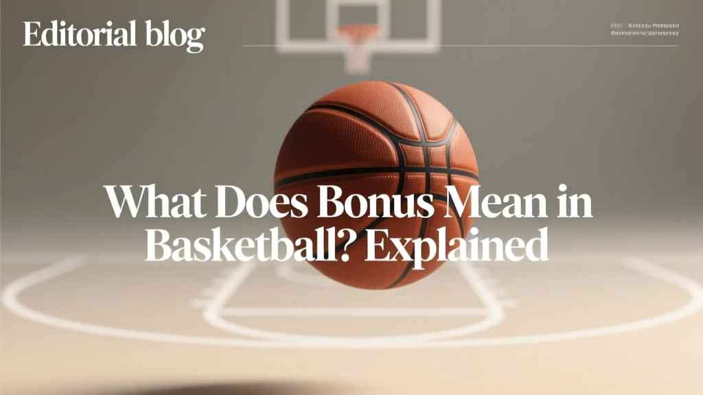 What Does Bonus Mean in Basketball? Explained