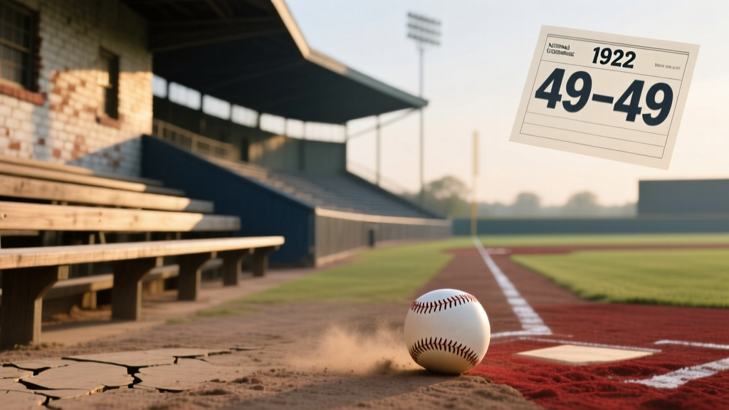 Highest Scoring MLB Game: 49 Runs in 1922