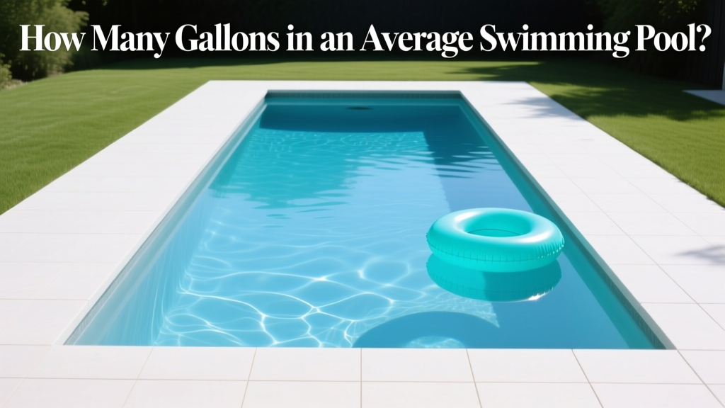 How Many Gallons in an Average Swimming Pool?