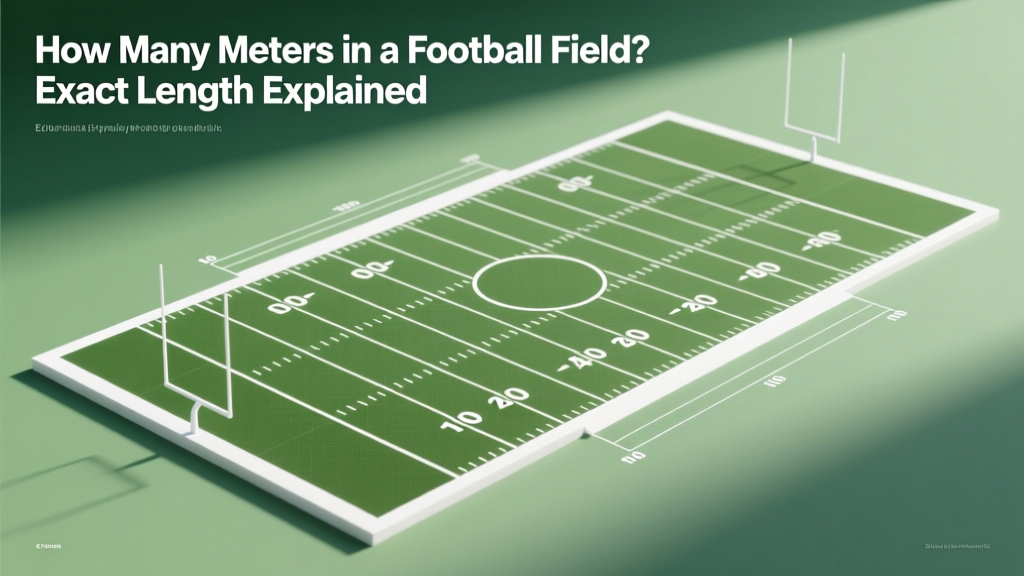 How Many Meters in a Football Field? Exact Length Explained