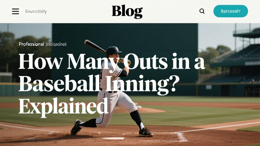 How Many Outs in a Baseball Inning? Explained