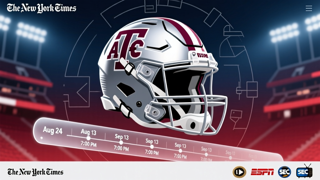 Texas A&M Football Schedule 2025: Dates, Times, and TV Info