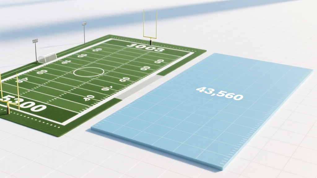 How Big Is an Acre Compared to a Football Field?