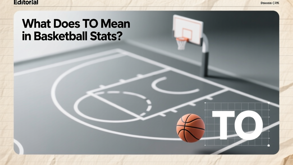 What Does TO Mean in Basketball Stats?