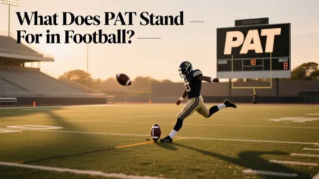 What Does PAT Stand For in Football?