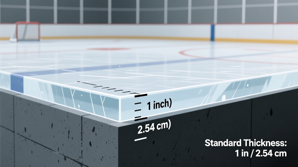How Thick Is Hockey Rink Ice? Standard Measurements