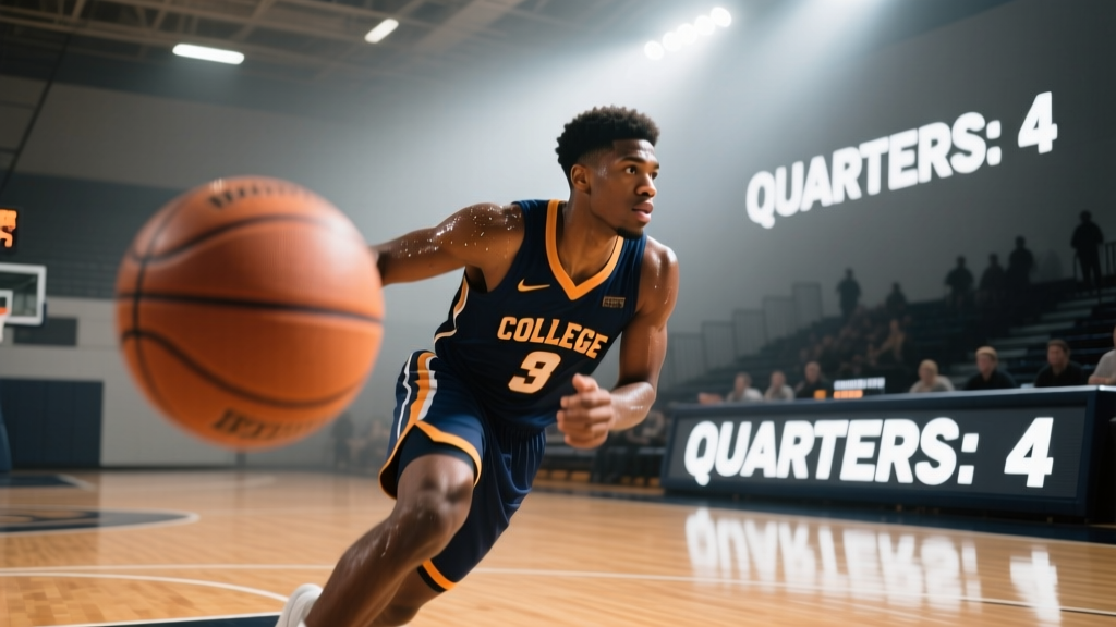 How Many Quarters in College Basketball? Full Breakdown