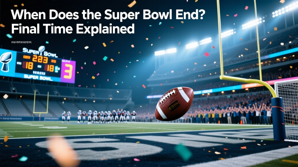When Does the Super Bowl End? Final Time Explained