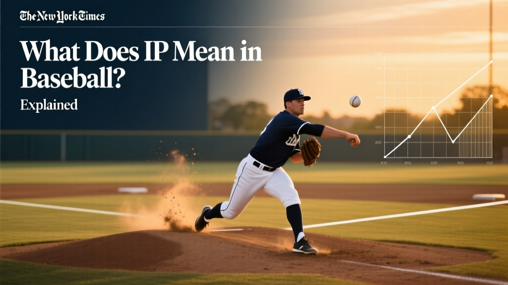 What Does IP Mean in Baseball? Explained