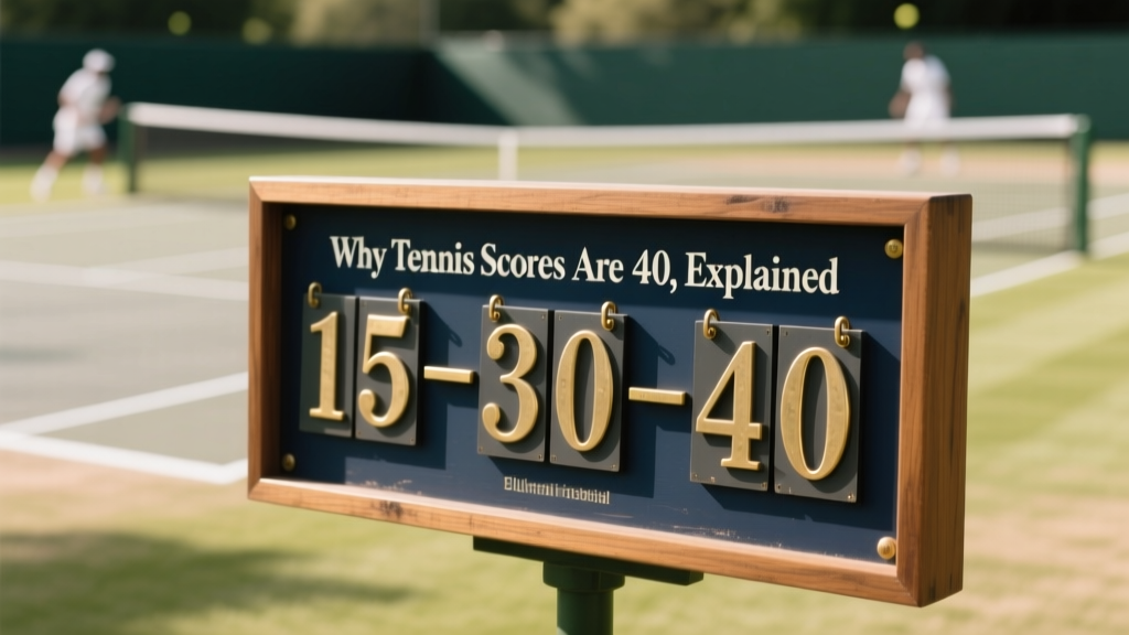 Why Tennis Scores Are 15, 30, 40 Explained