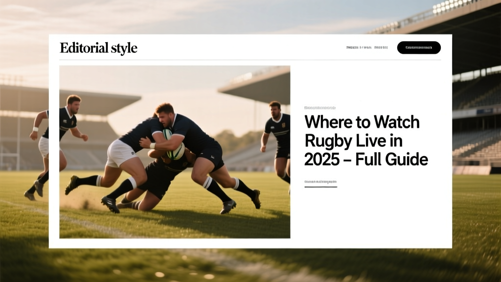 Where to Watch Rugby Live in 2025 – Full Guide
