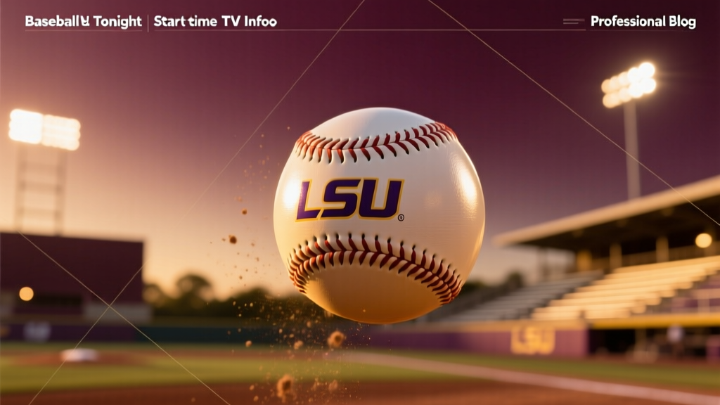 LSU Baseball Game Tonight Start Time & TV Info