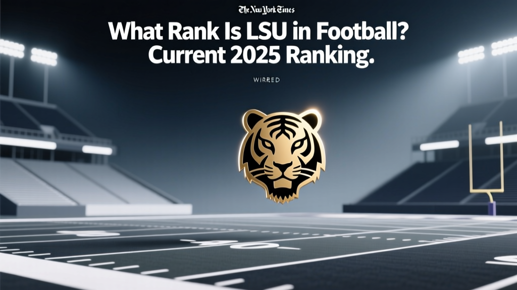 What Rank Is LSU in Football? Current 2025 Ranking