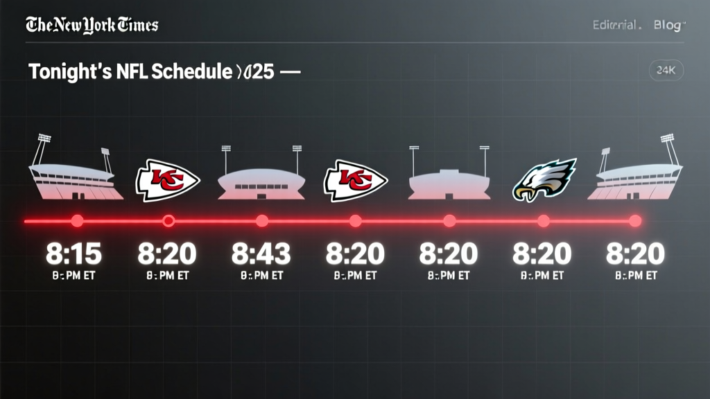 What Time Is Tonight's NFL Game? Kickoff Schedule 2025