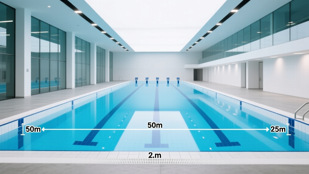 Olympic Swimming Pool Size: Exact Dimensions 2025