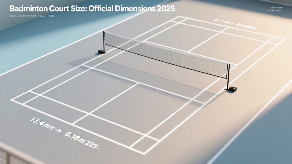 Badminton Court Size: Official Dimensions 2025