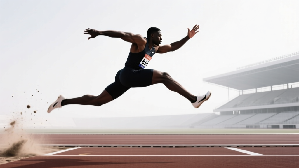 Long Jump World Record: 8.95 Meters by Mike Powell