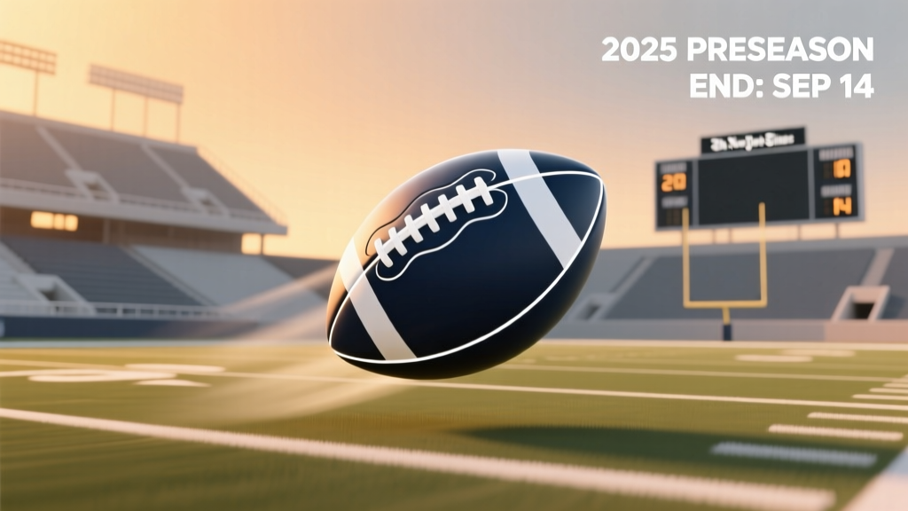 When Does Preseason Football End? Key 2025 Dates