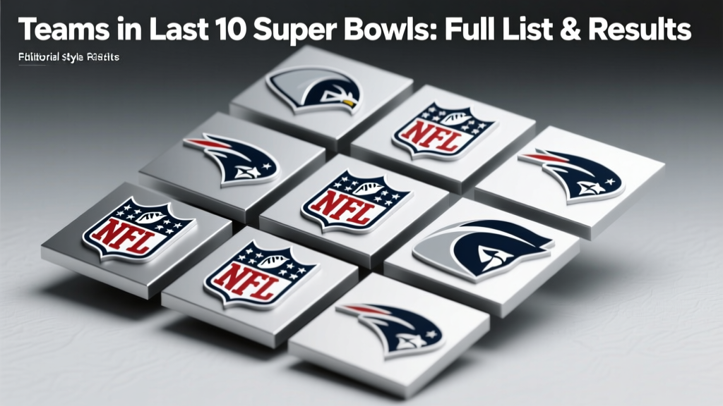Teams in Last 10 Super Bowls: Full List & Results